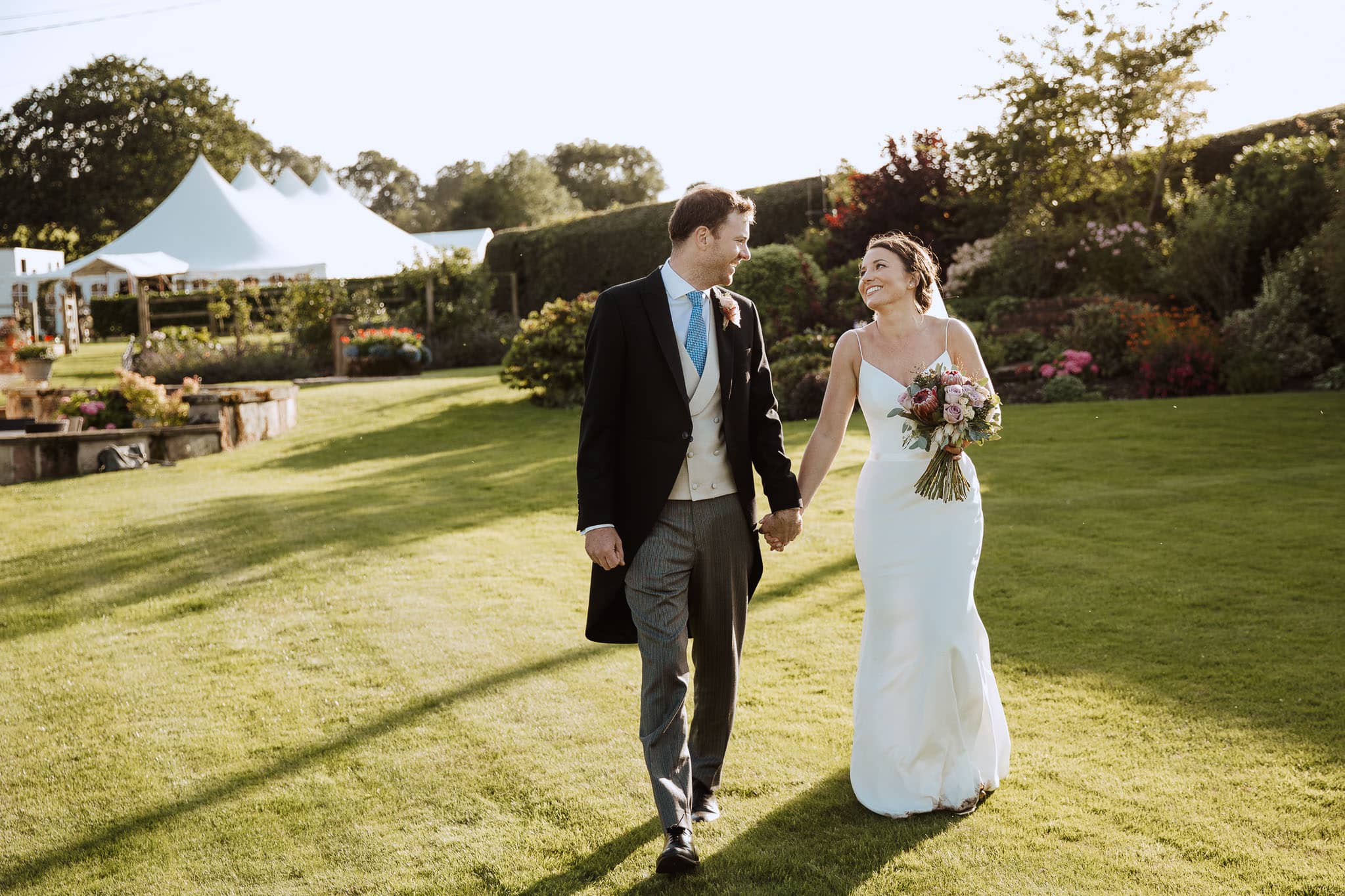 marquee wedding Derbyshire