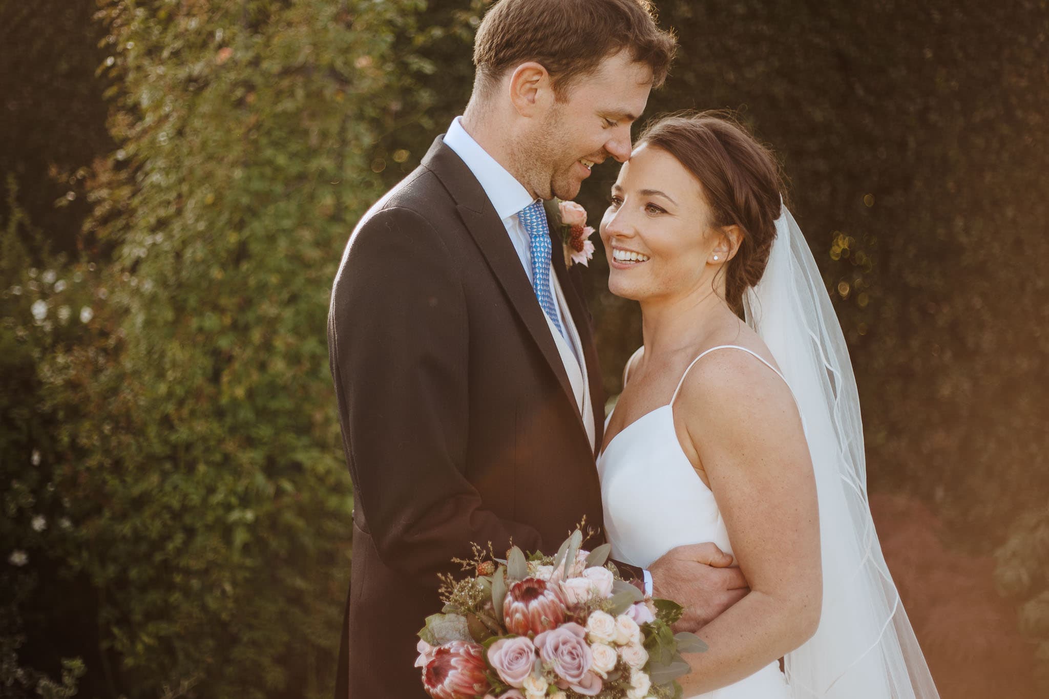 natural wedding portraits