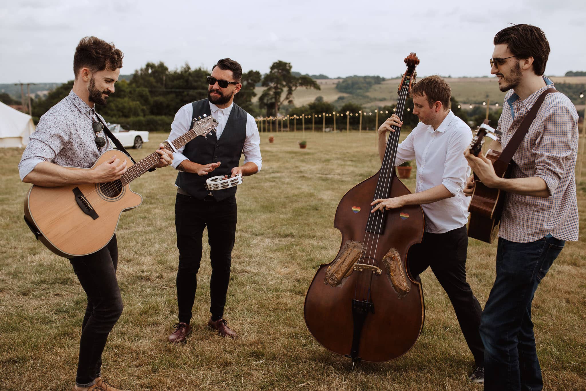 wandering band for rustic boho wedding