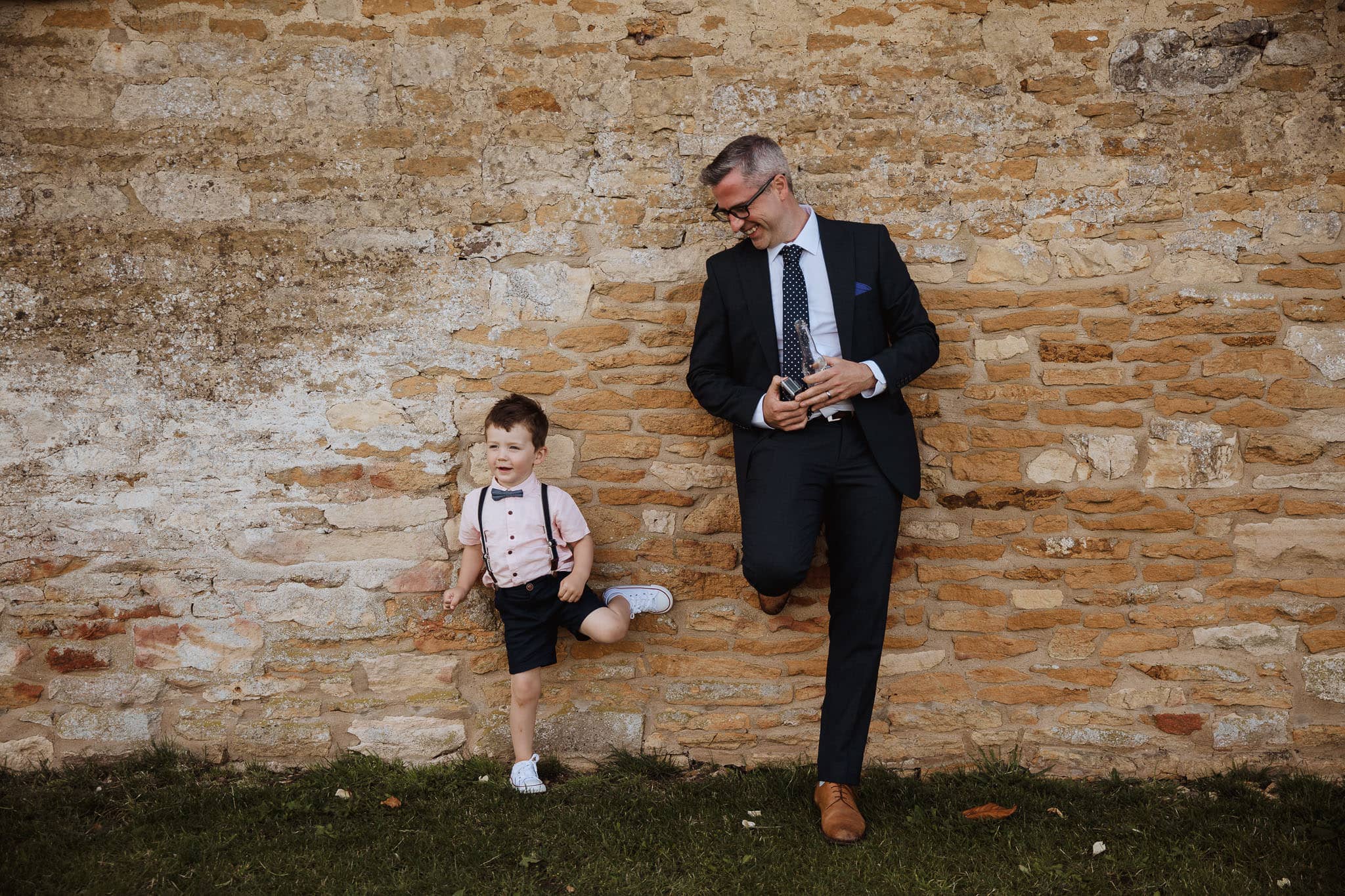 page boy at Lapstone Barn Wedding venue The Cotswolds