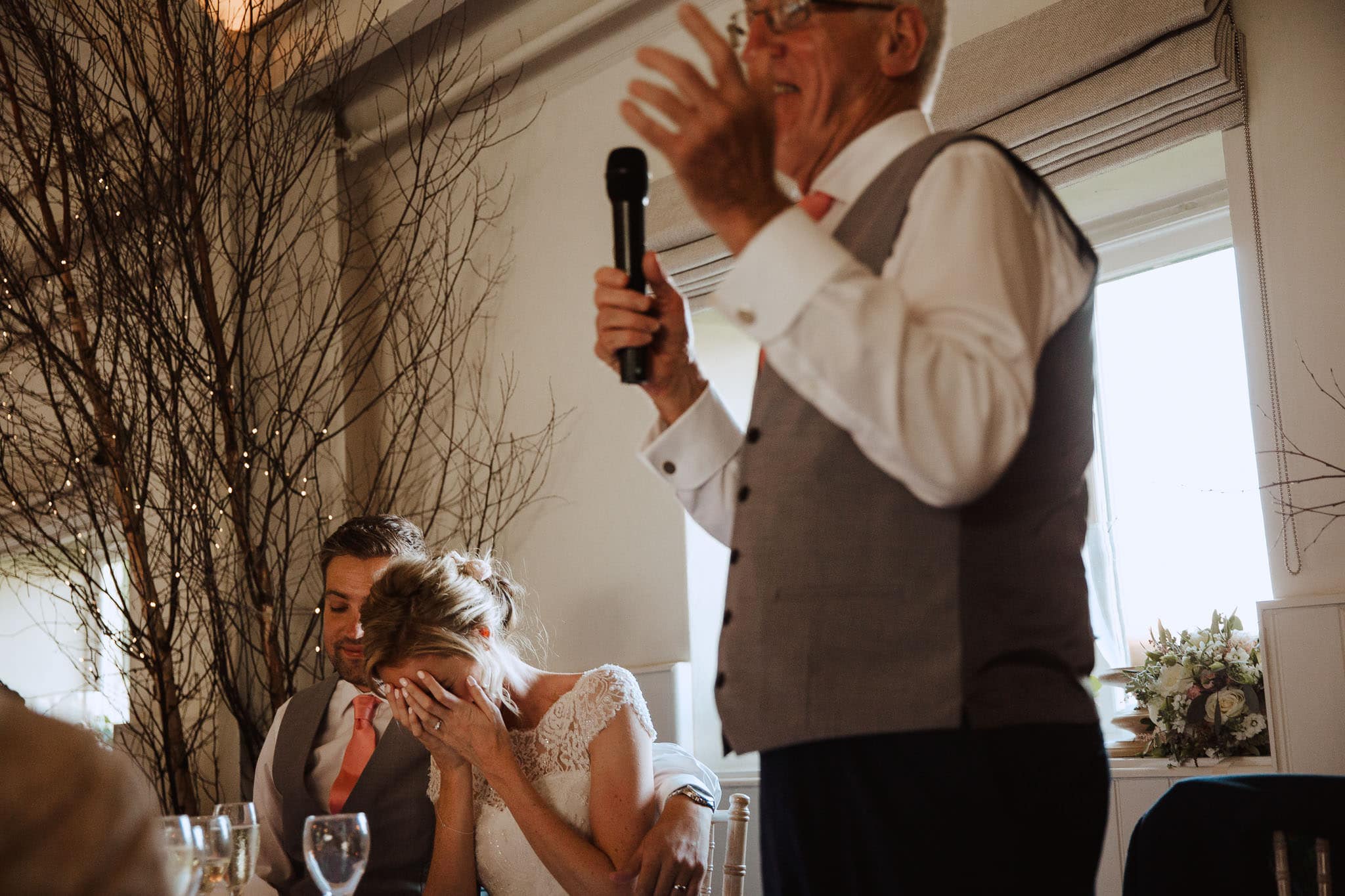 hilarious speeches at Lapstone Barn Wedding