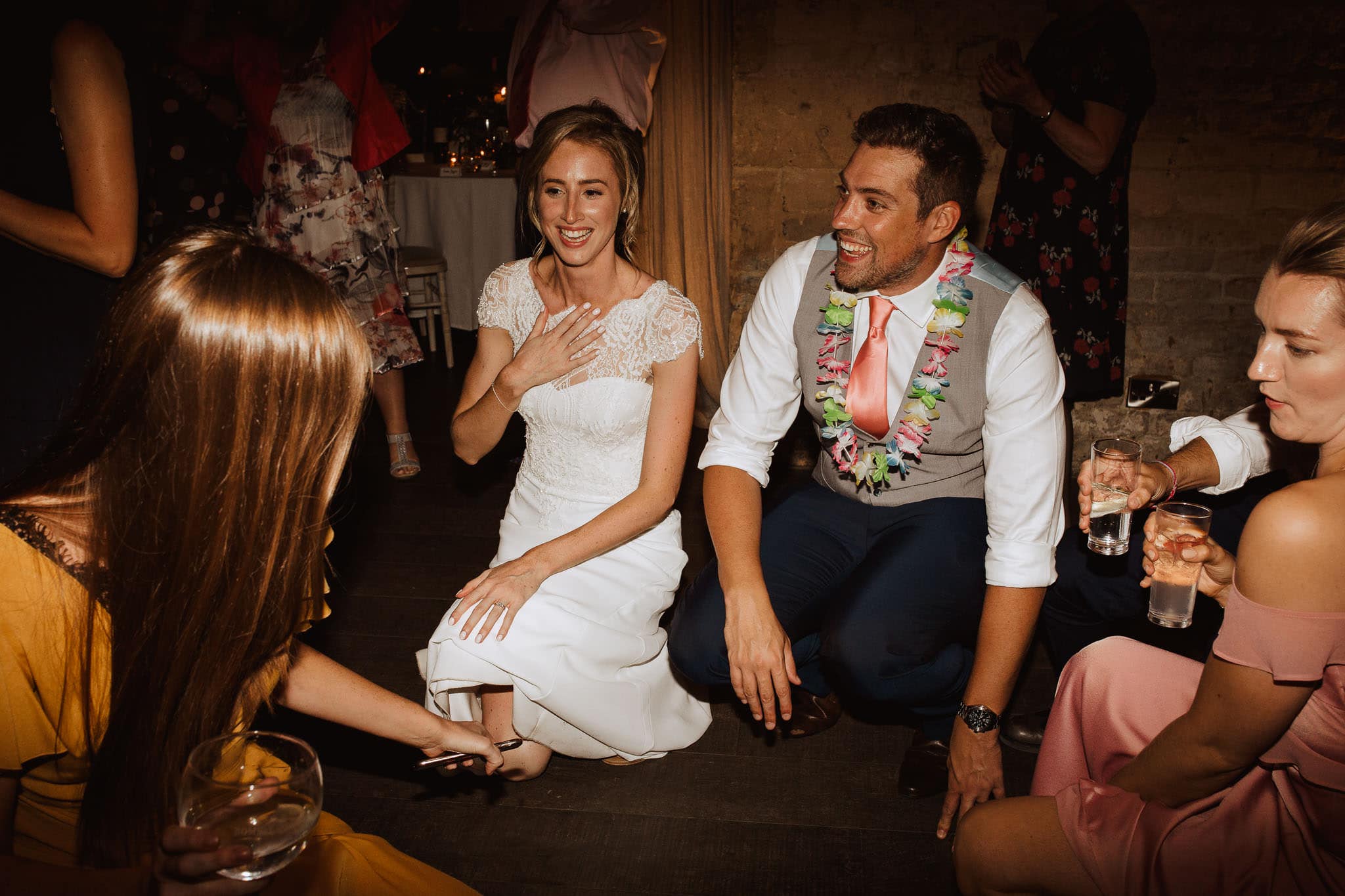 dancing at Lapstone Barn Wedding venue The Cotswolds