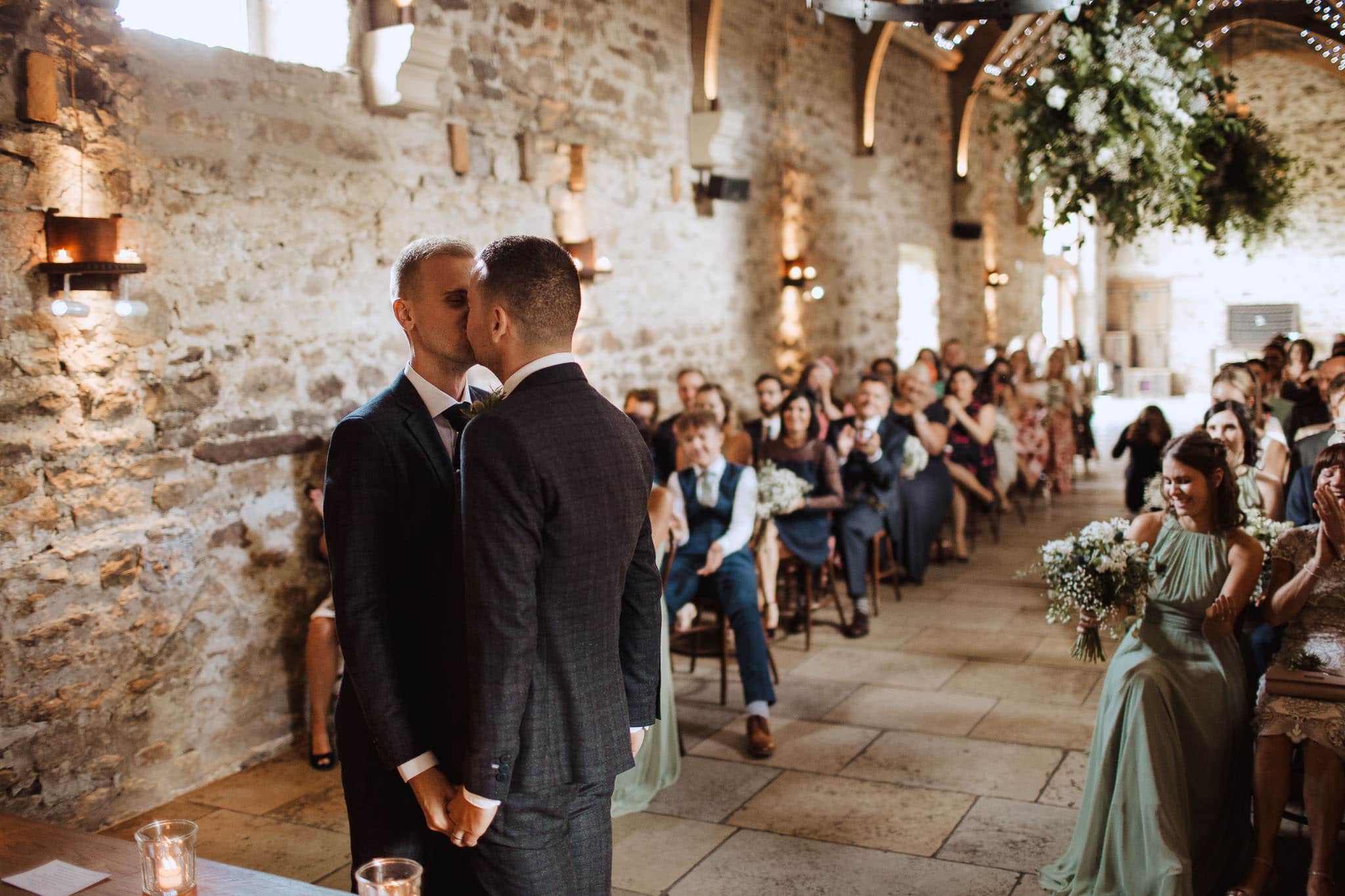 Healey Barn wedding ceremony