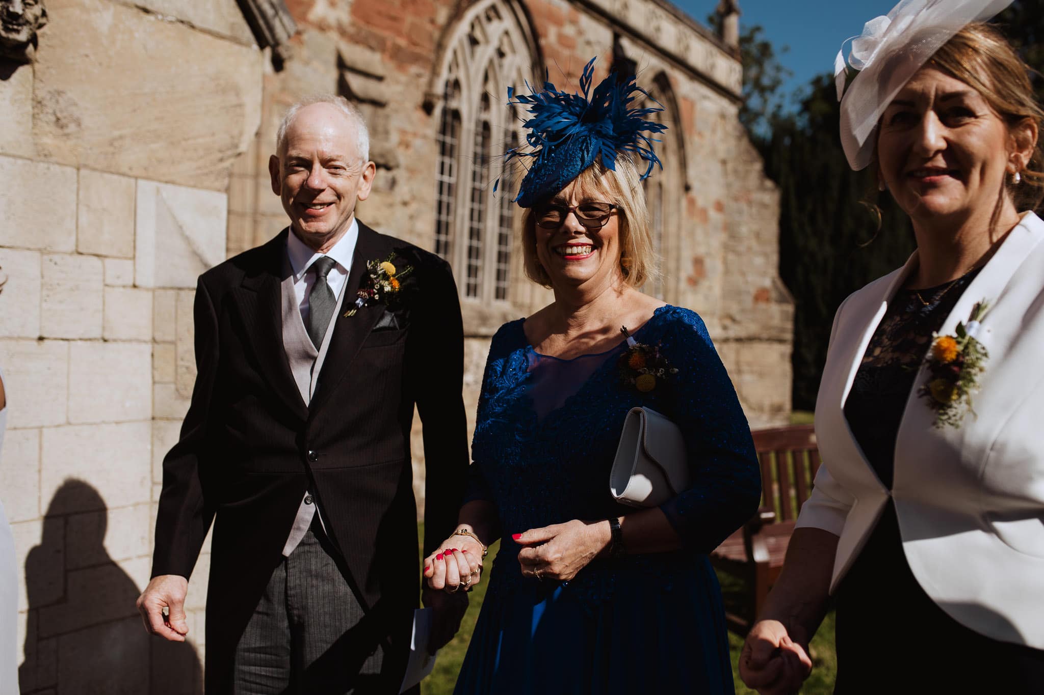 mother of the groom wearing blue