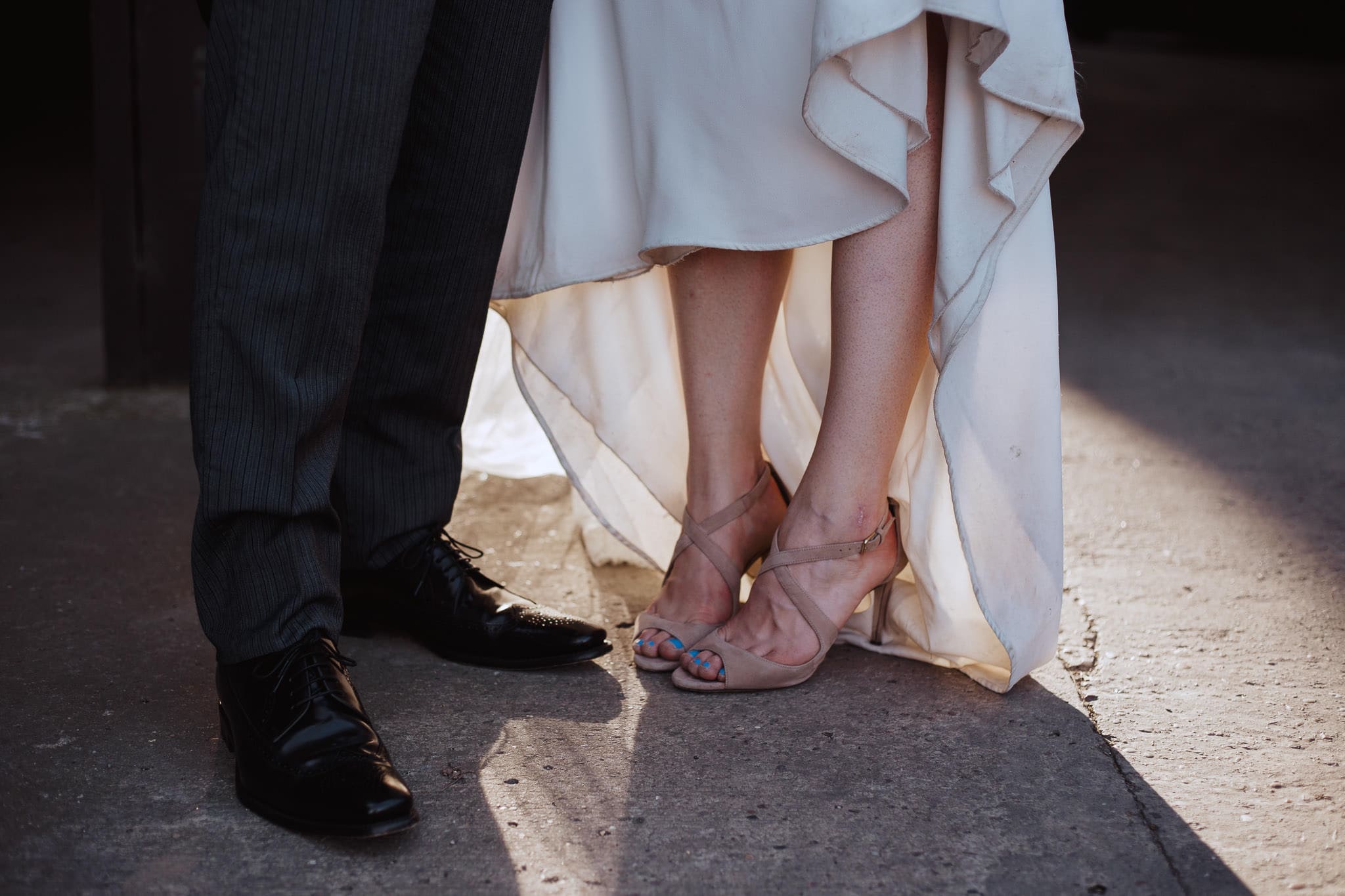 nude bridal shoes