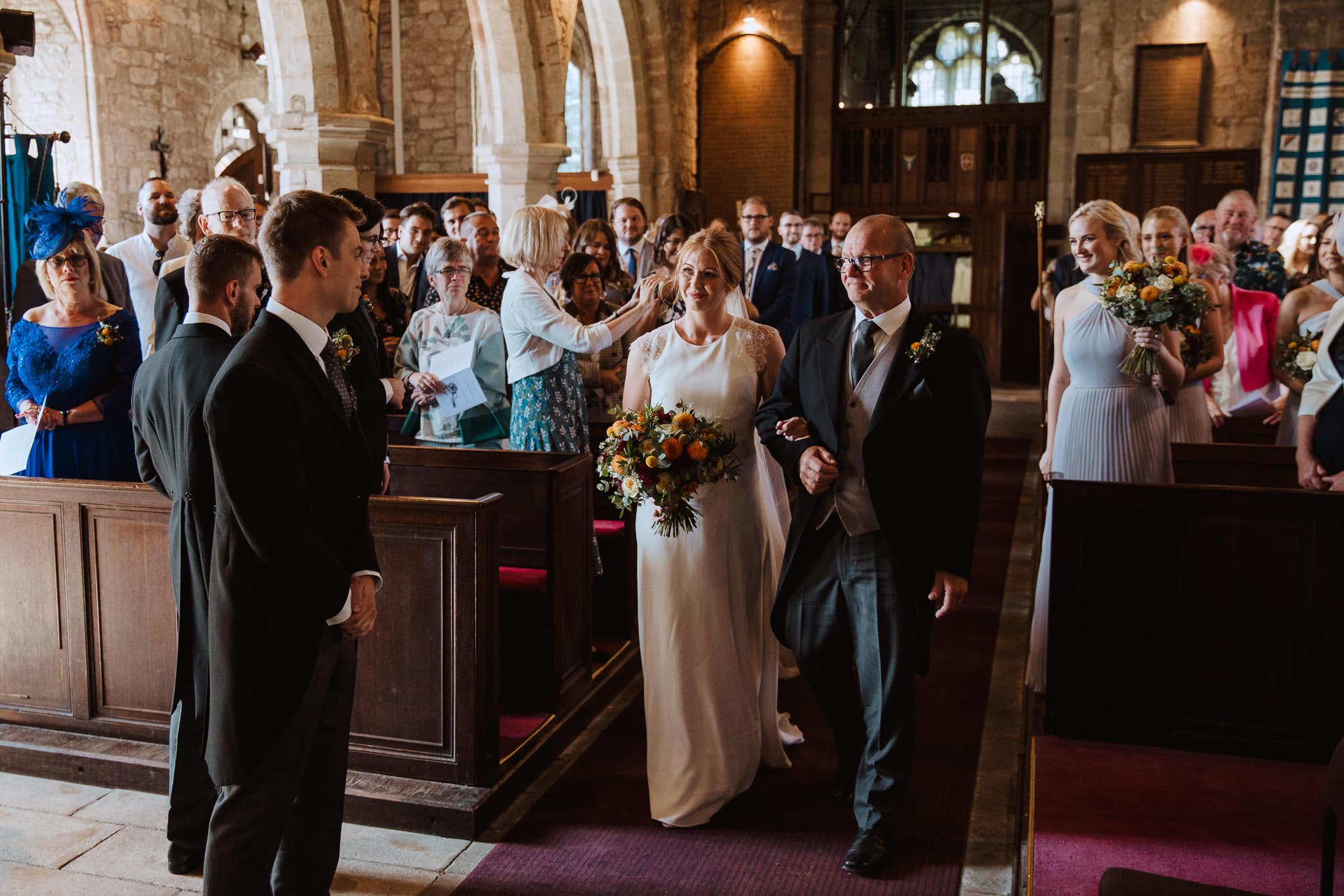 Derbyshire documentary wedding photographer