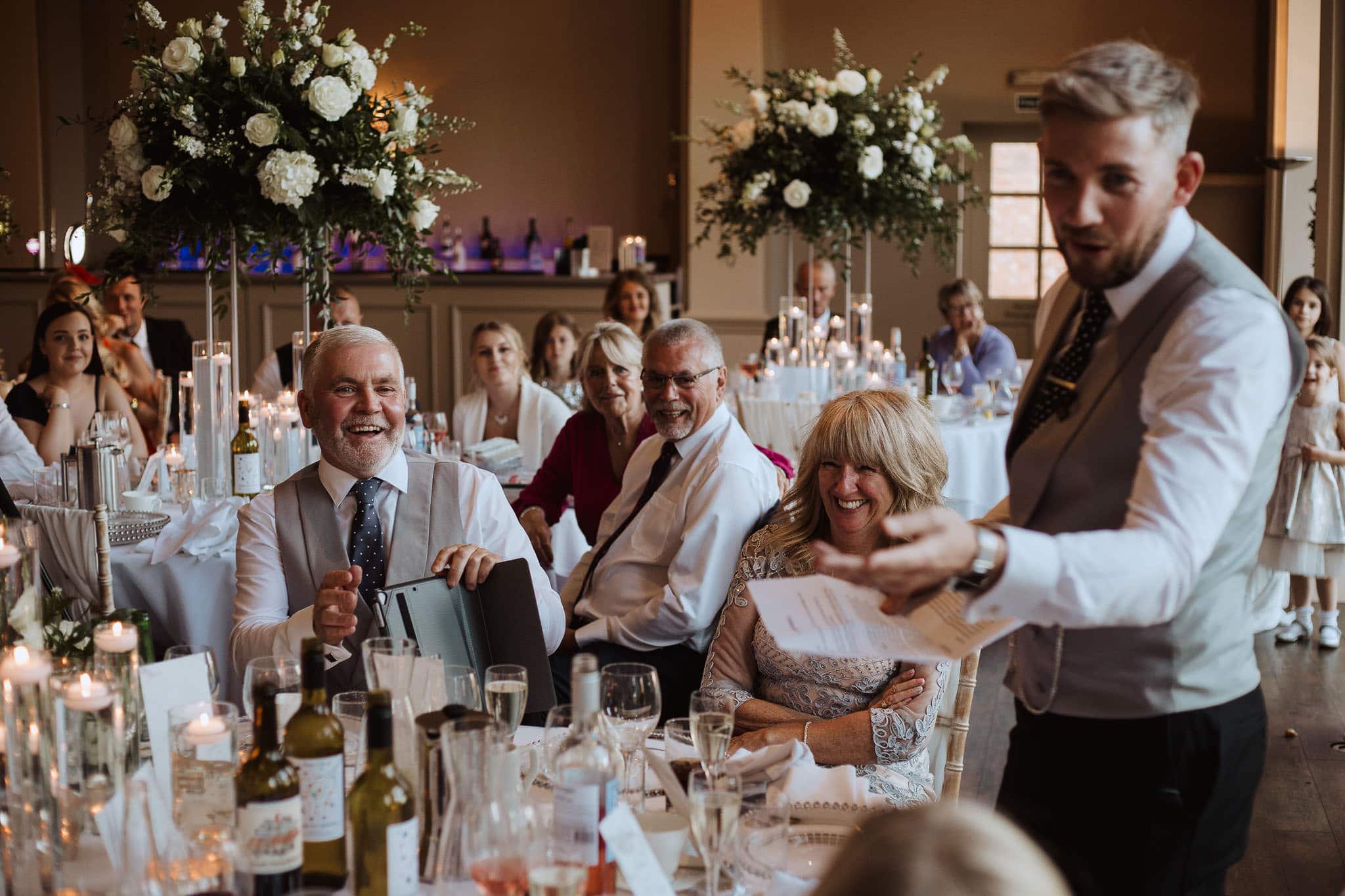 groom's speech at Stubton Hall wedding