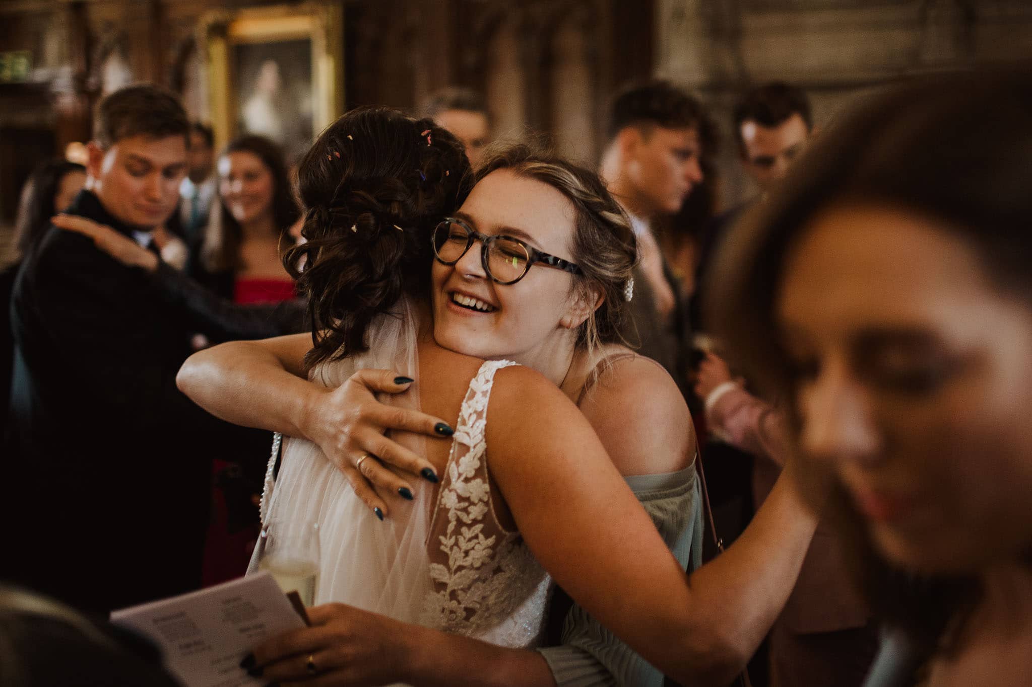 documentary wedding photographer Tissington Hall