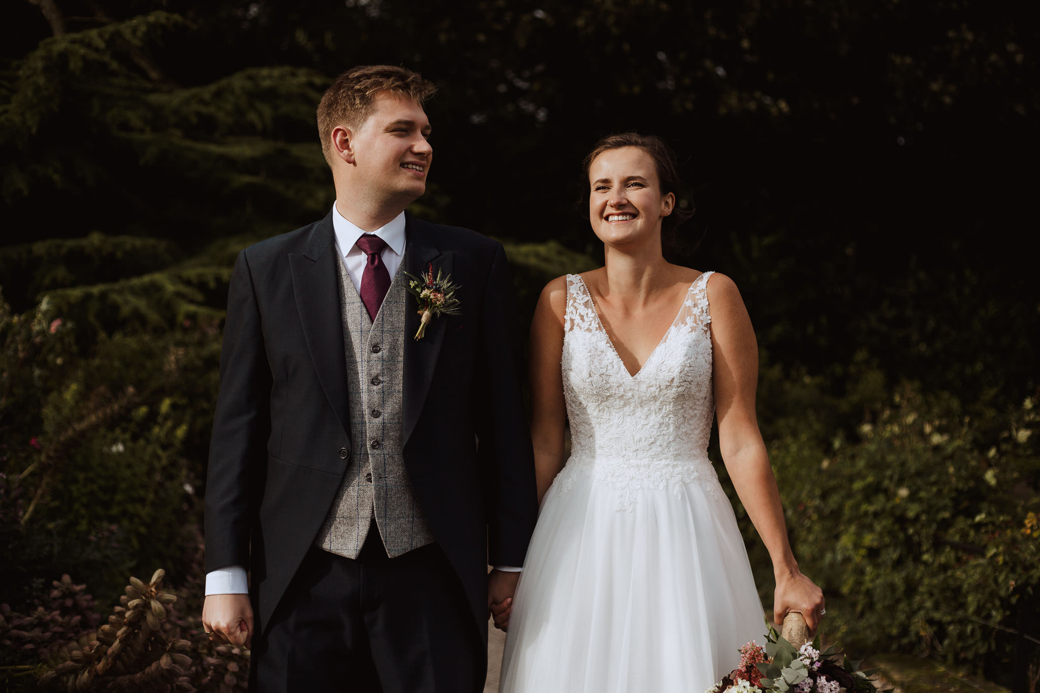 natural portraits Tissington Hall Wedding