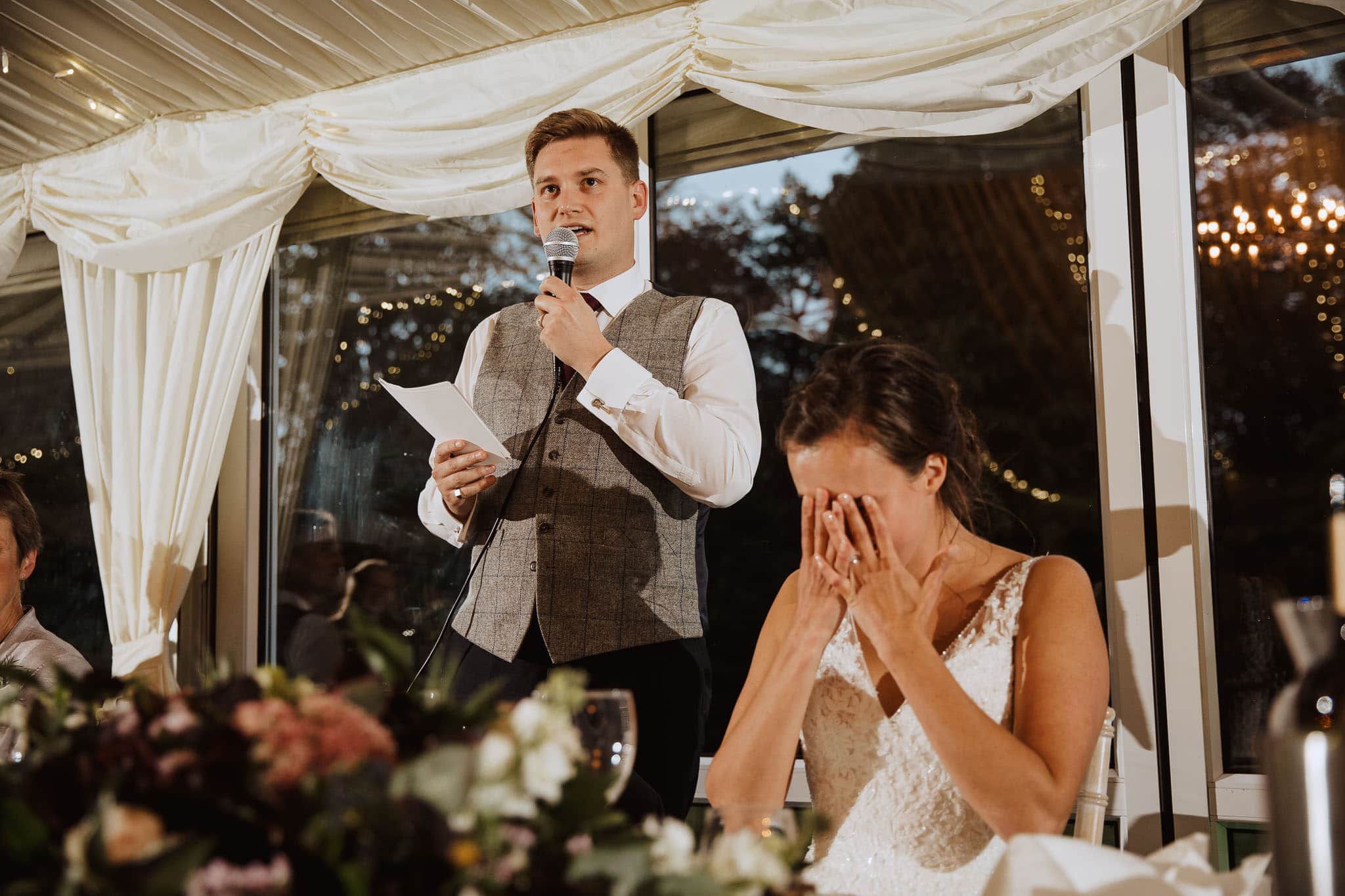 hilarious groom's wedding rap