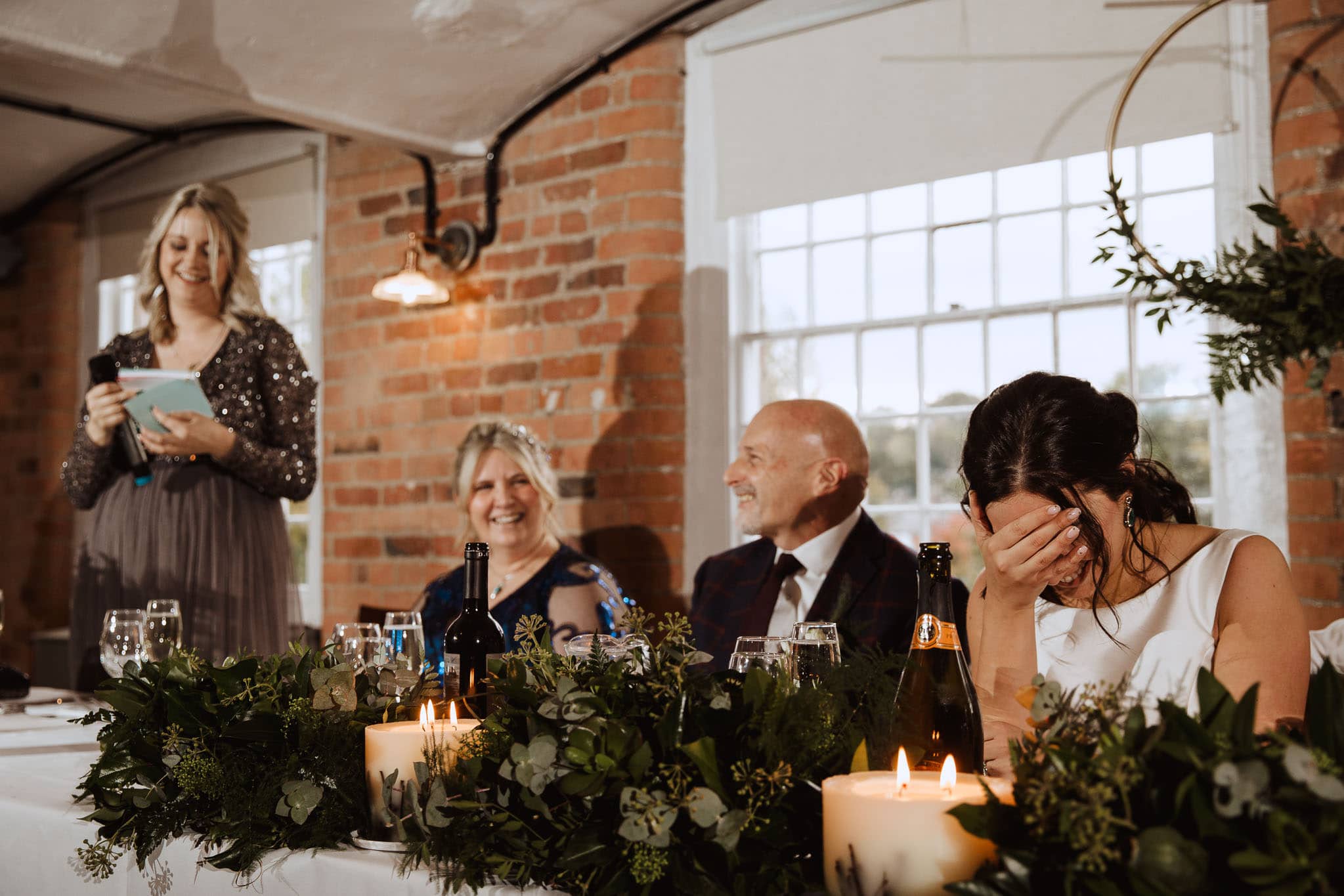 Maid of Honour speech documentary style shot