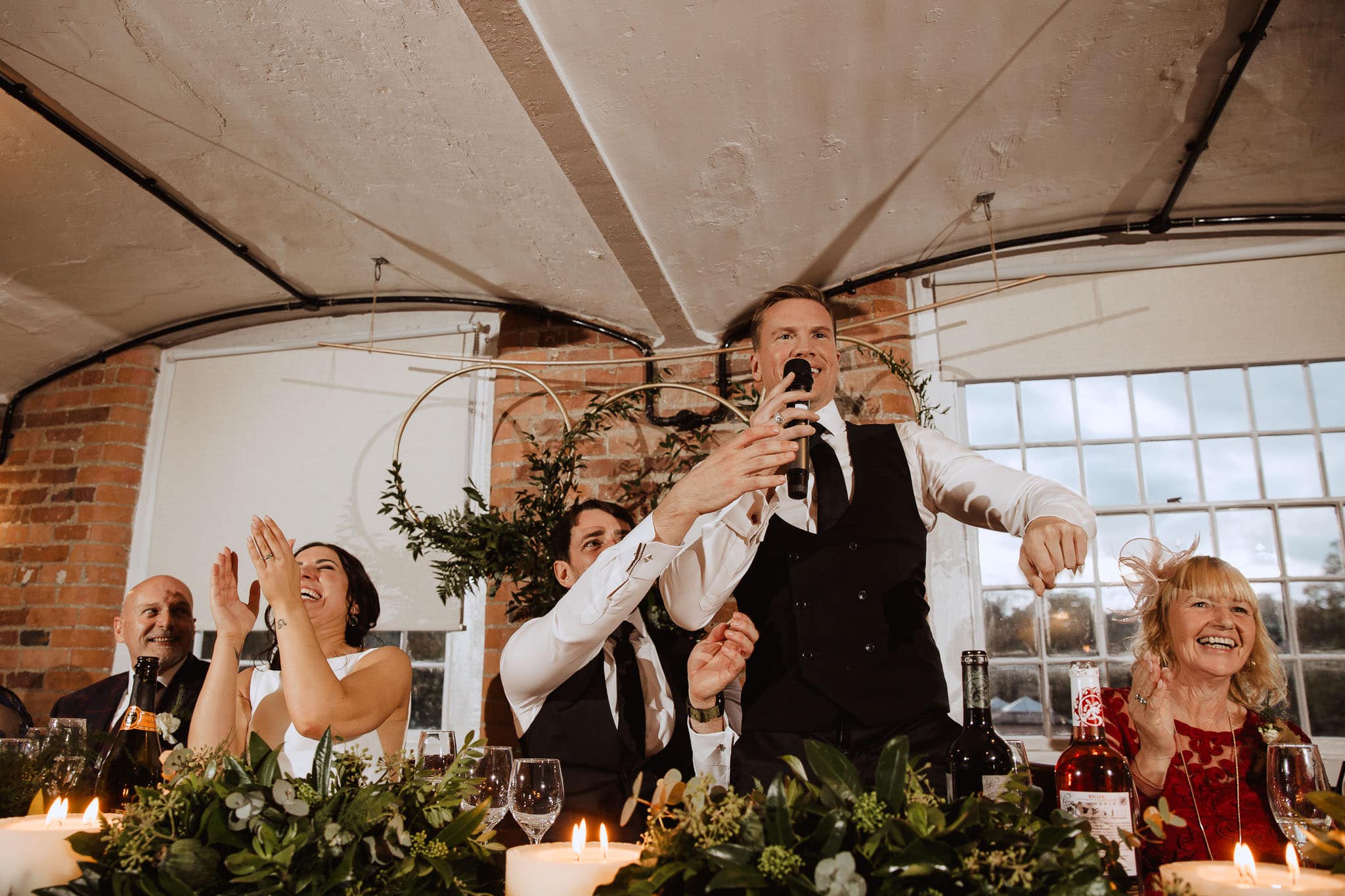 best man's speech at Derby wedding