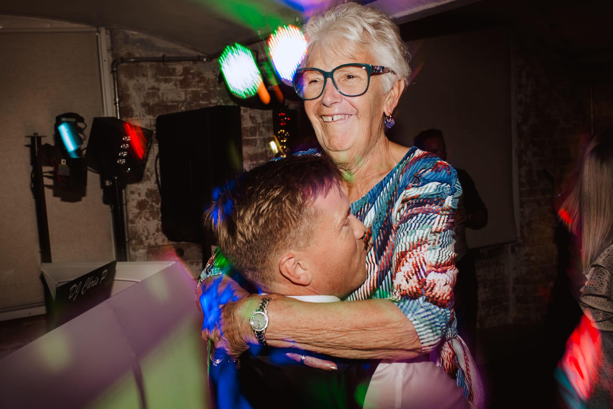 grandma loving the dance floor