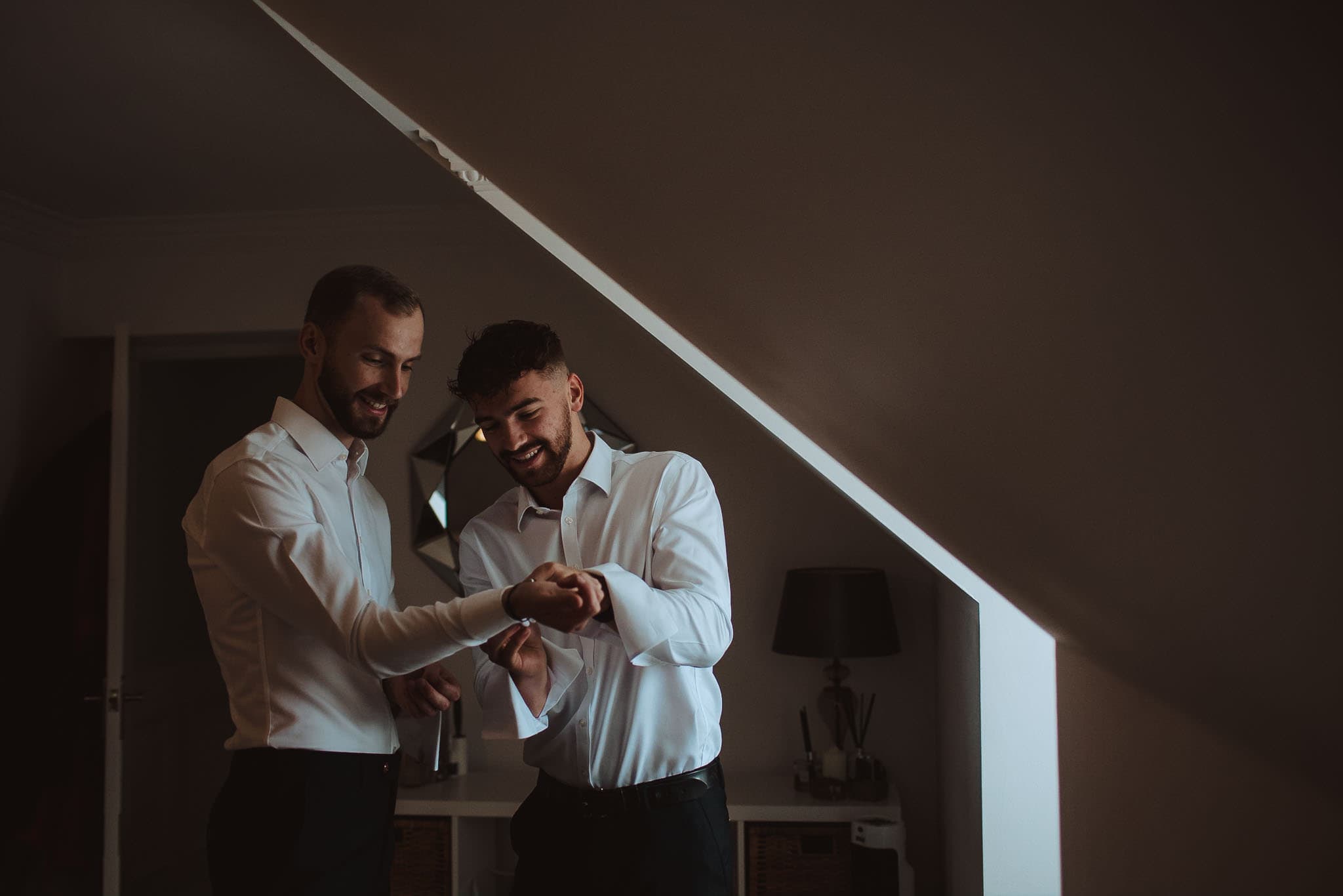 groom prep Doncaster wedding