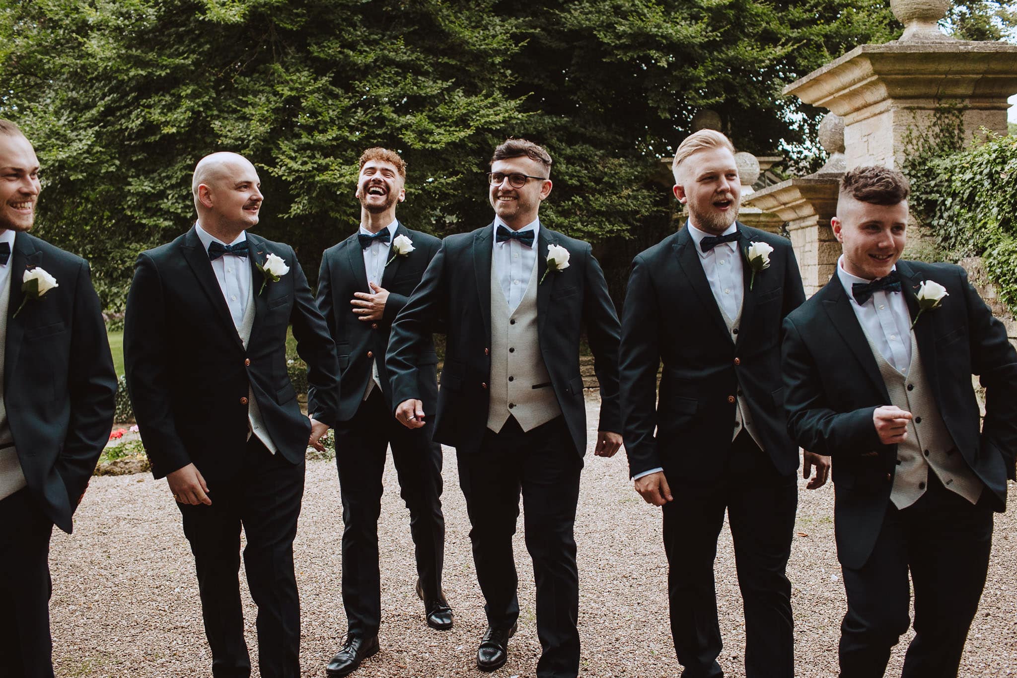 black tie wedding at Hooton Pagnell Hall Doncaster