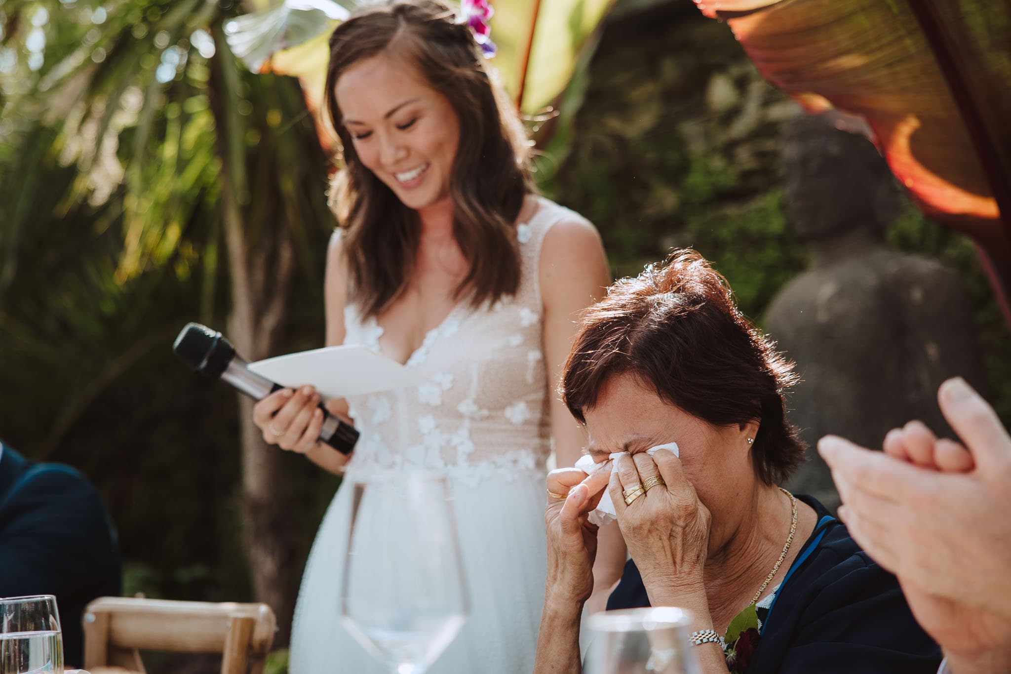 emotional speeches at fusion wedding
