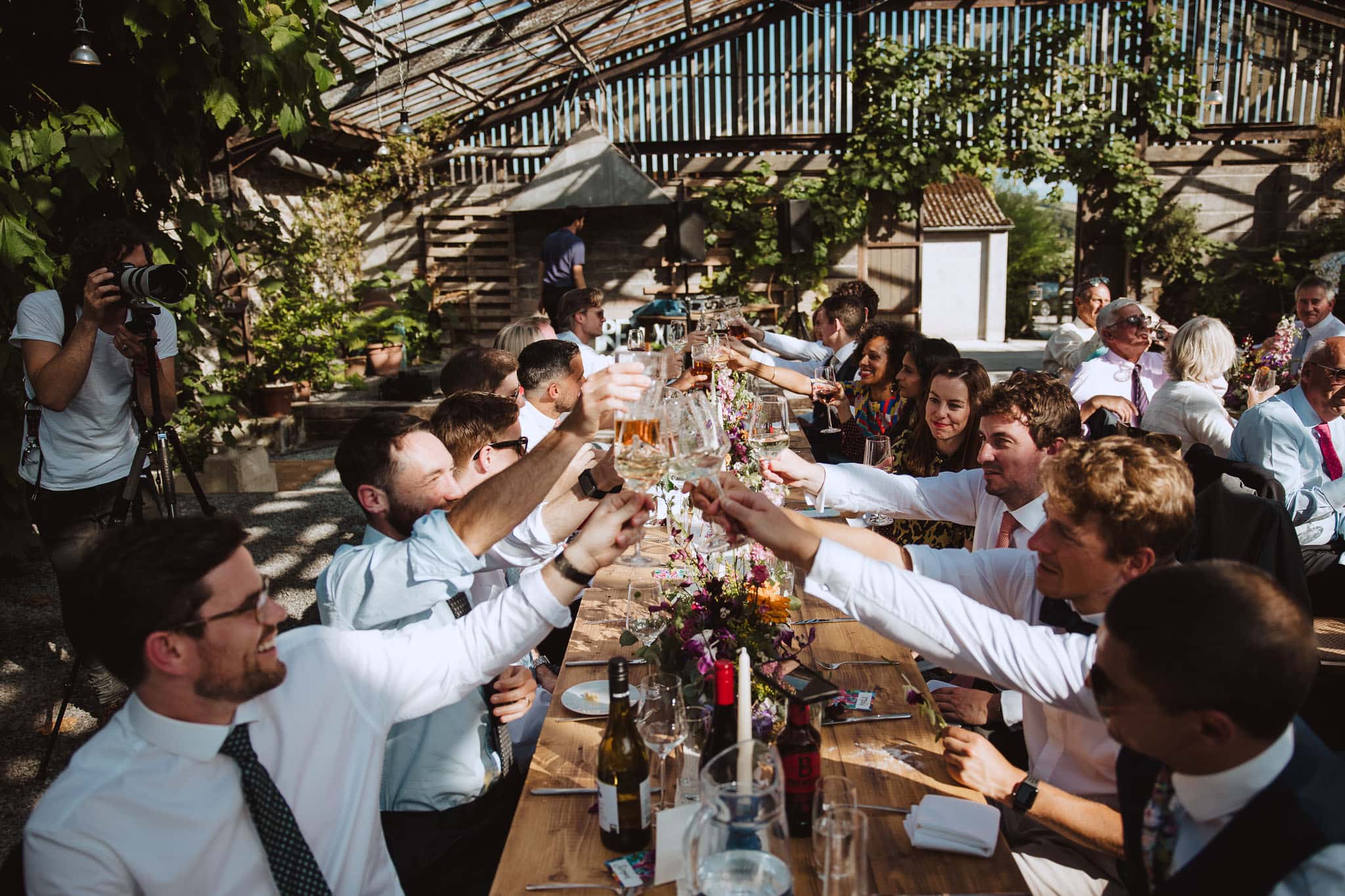 wedding at Anran barns Tidwell farm